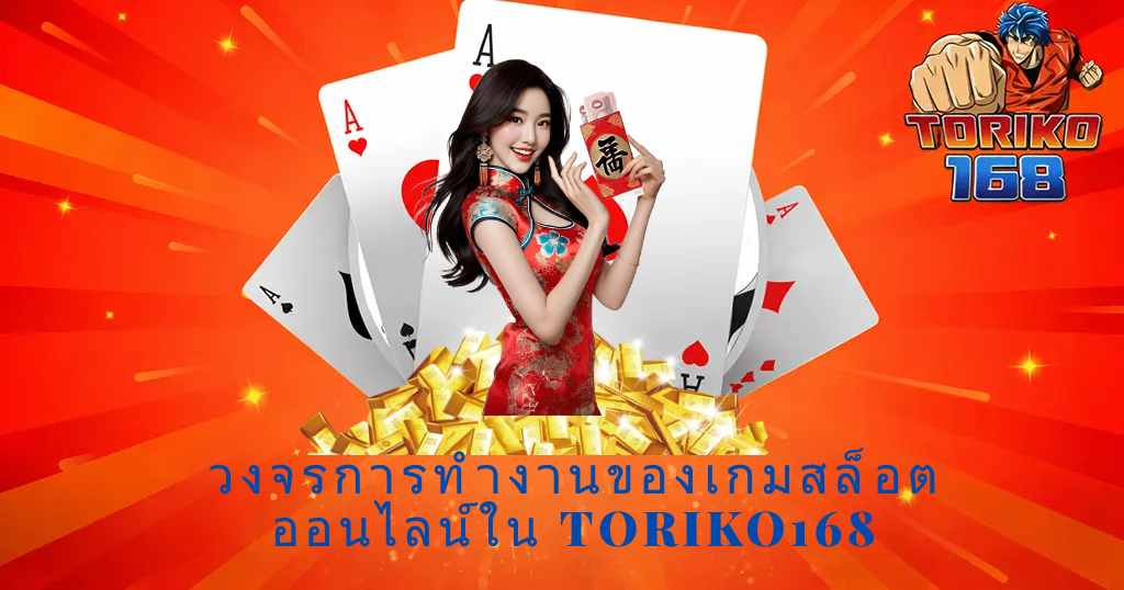 แบนเนอร์ TONIKIO168 สีแดง แสดงสาวดีลเลอร์ถือไพ่เอซ พร้อมข้อความ วิธีการทำนายผลเกมสล็อตออนไลน์ใน TONIKIO168